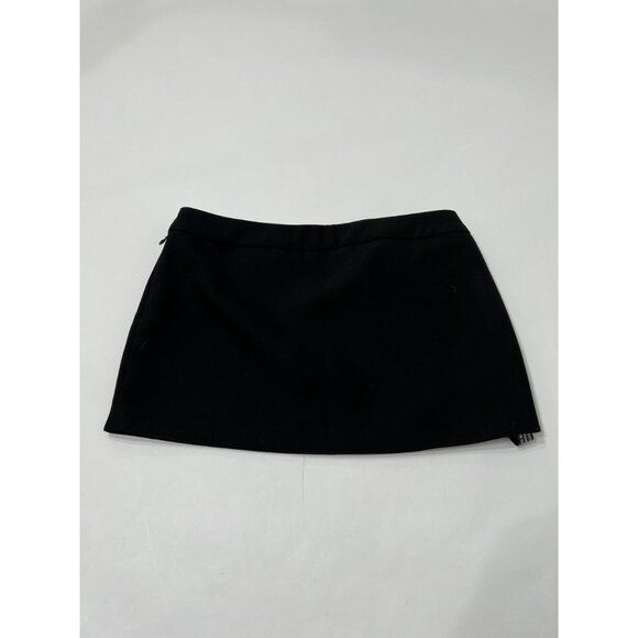 LEAU Classic Column Micro Mini Skirt in Black - Picture 4 of 5